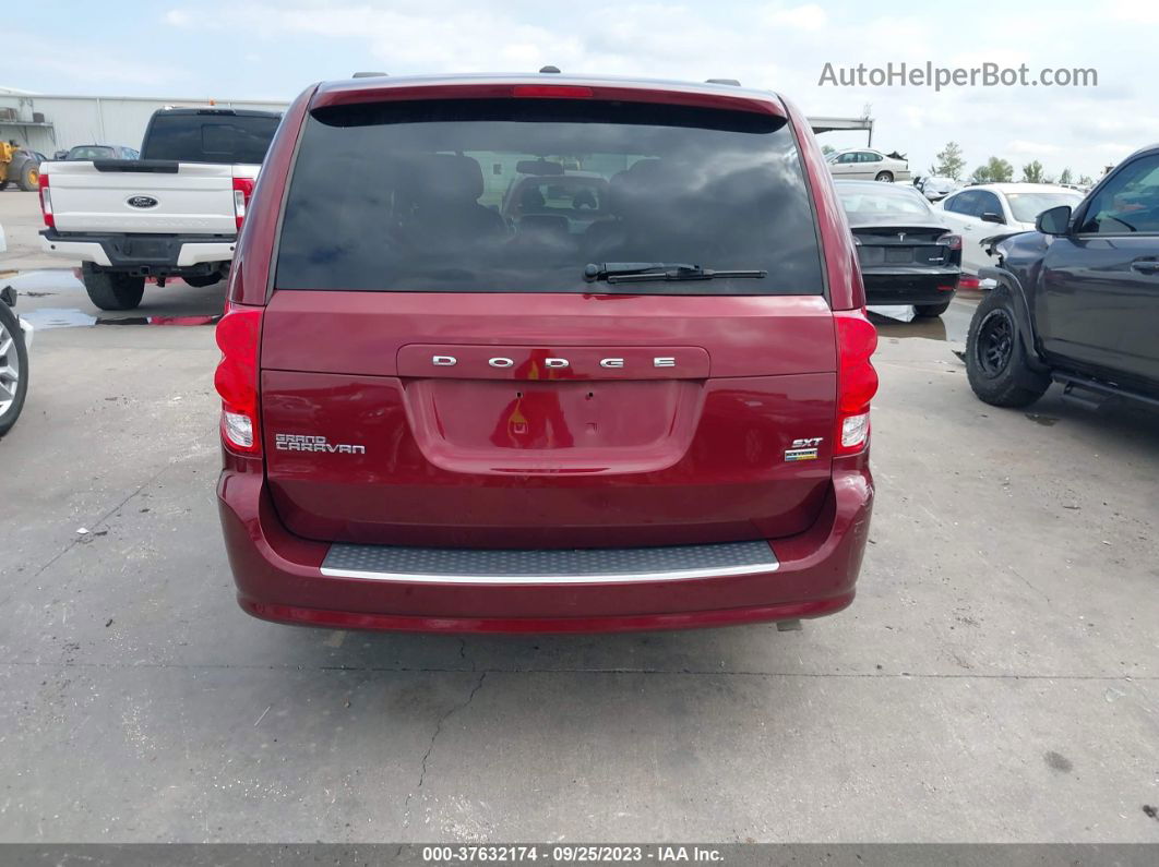 2017 Dodge Grand Caravan Sxt Maroon vin: 2C4RDGCG1HR573116