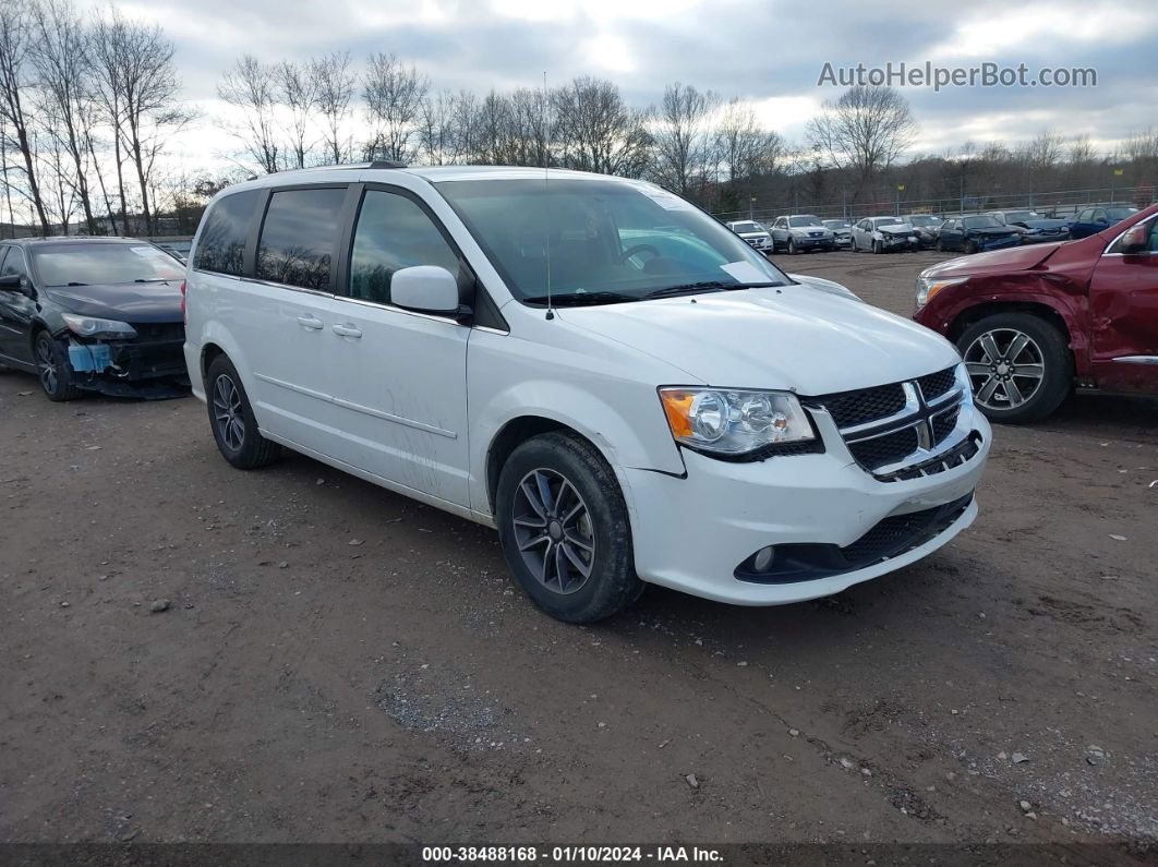 2017 Dodge Grand Caravan Sxt White vin: 2C4RDGCG1HR685768