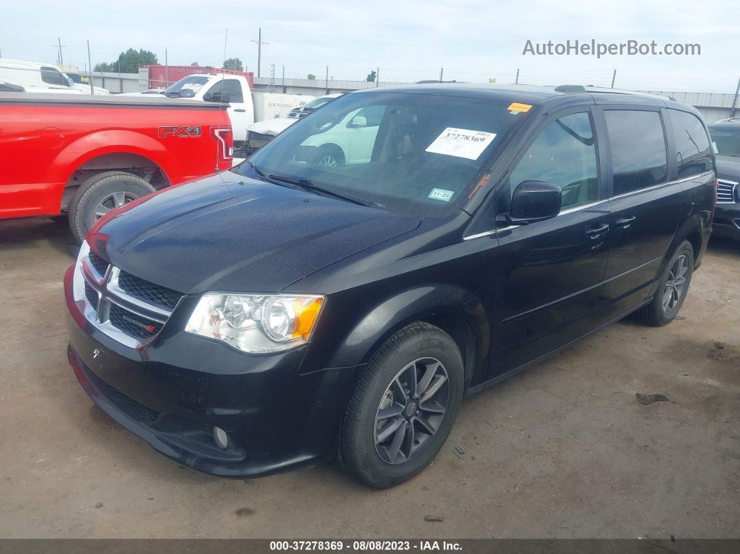 2017 Dodge Grand Caravan Sxt Black vin: 2C4RDGCG1HR800837