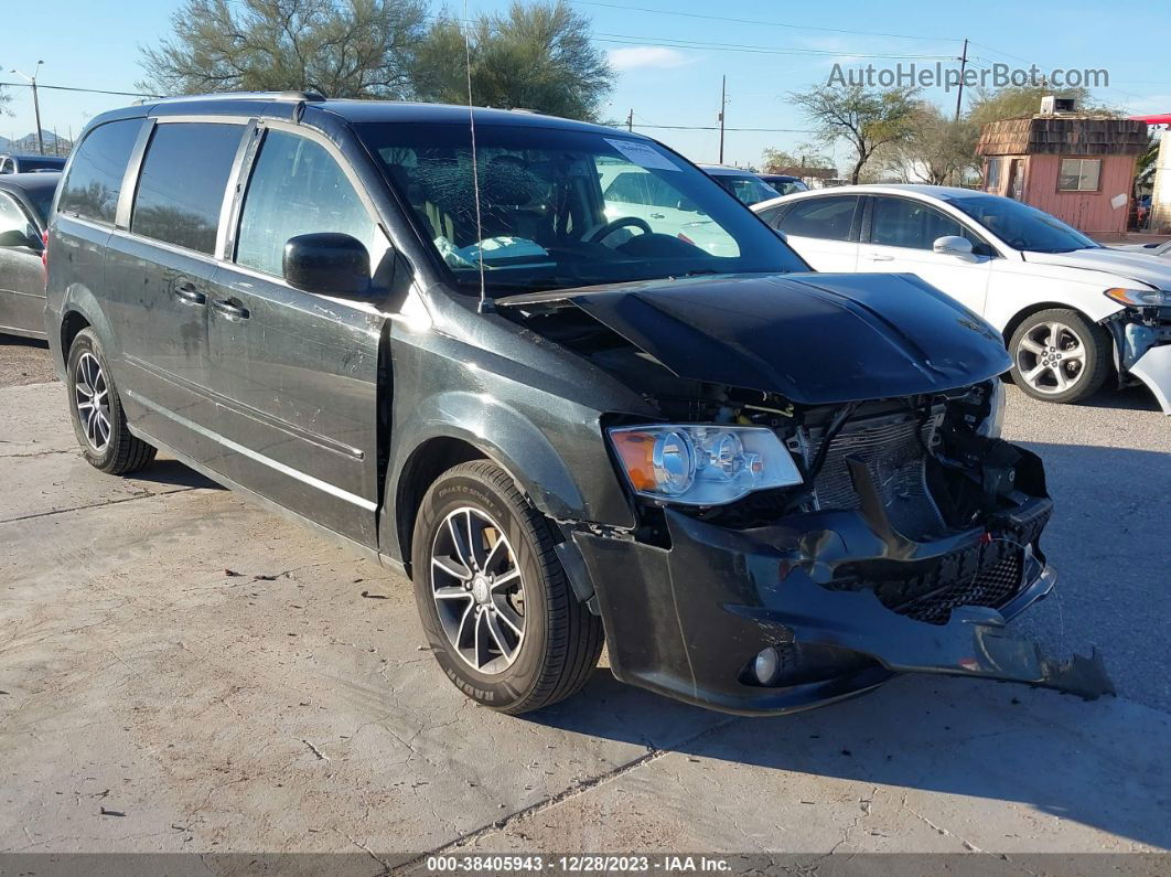 2017 Dodge Grand Caravan Sxt Black vin: 2C4RDGCG1HR807805