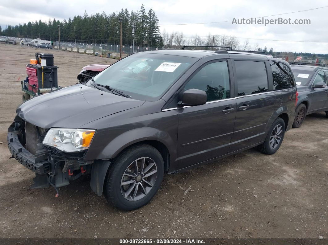 2017 Dodge Grand Caravan Sxt Gray vin: 2C4RDGCG2HR580642