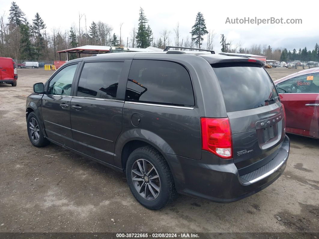 2017 Dodge Grand Caravan Sxt Gray vin: 2C4RDGCG2HR580642