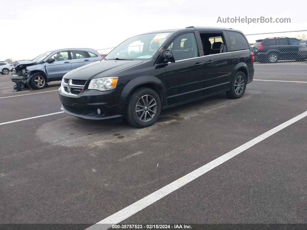 2017 Dodge Grand Caravan Sxt Black vin: 2C4RDGCG2HR581404