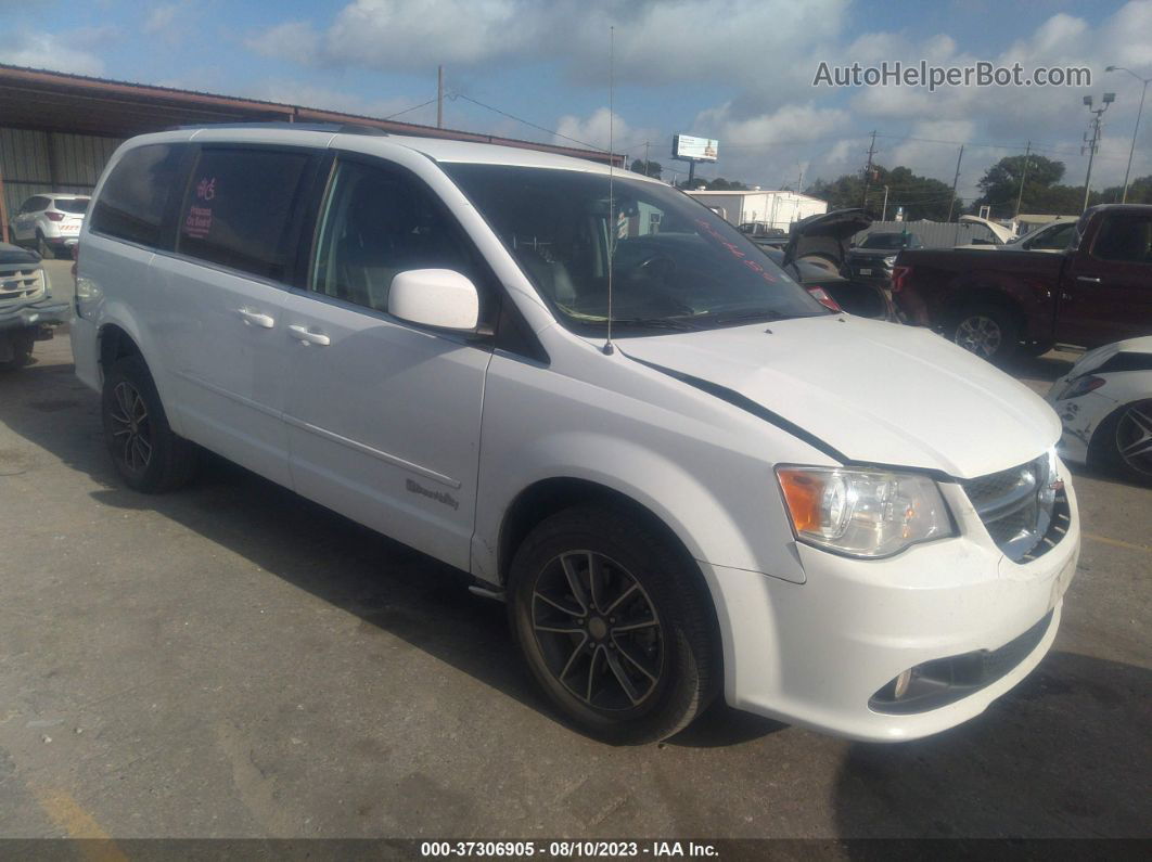 2017 Dodge Grand Caravan Sxt White vin: 2C4RDGCG2HR589454