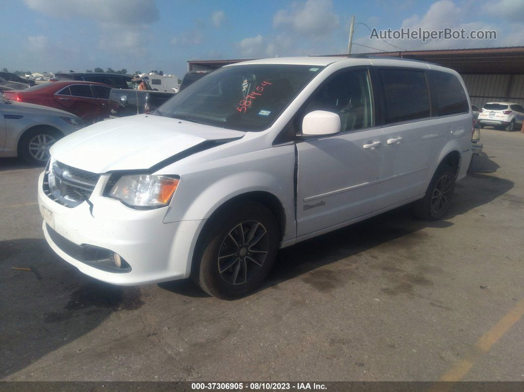 2017 Dodge Grand Caravan Sxt White vin: 2C4RDGCG2HR589454