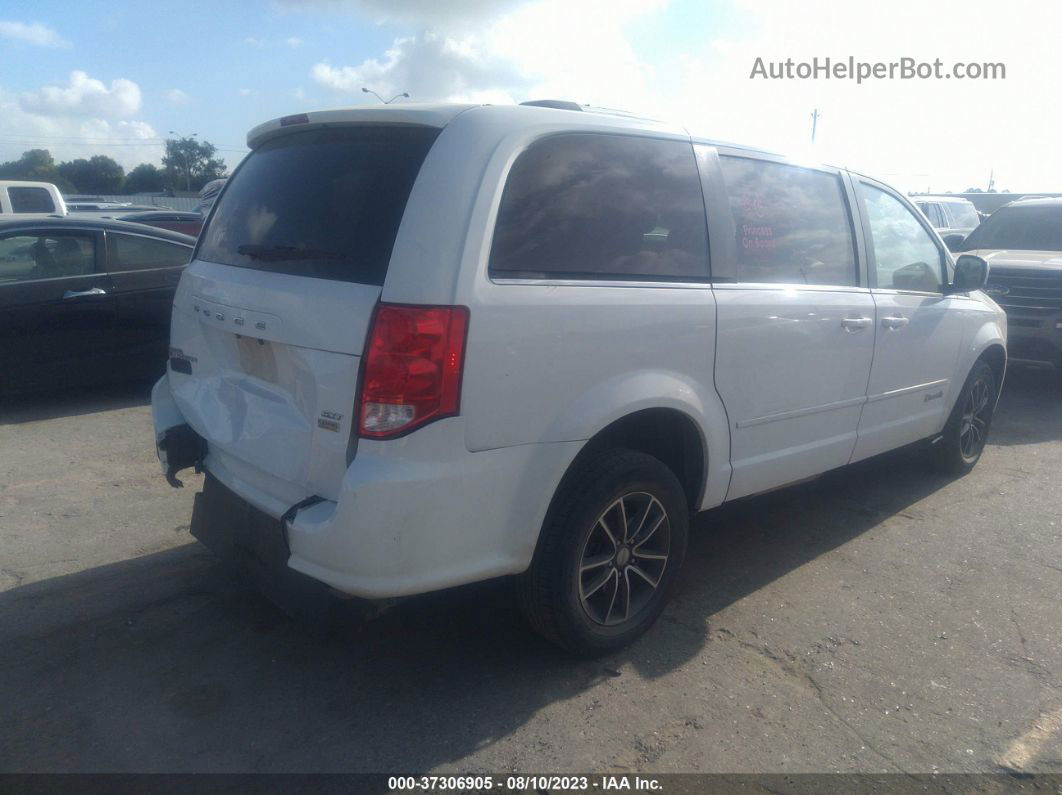 2017 Dodge Grand Caravan Sxt White vin: 2C4RDGCG2HR589454