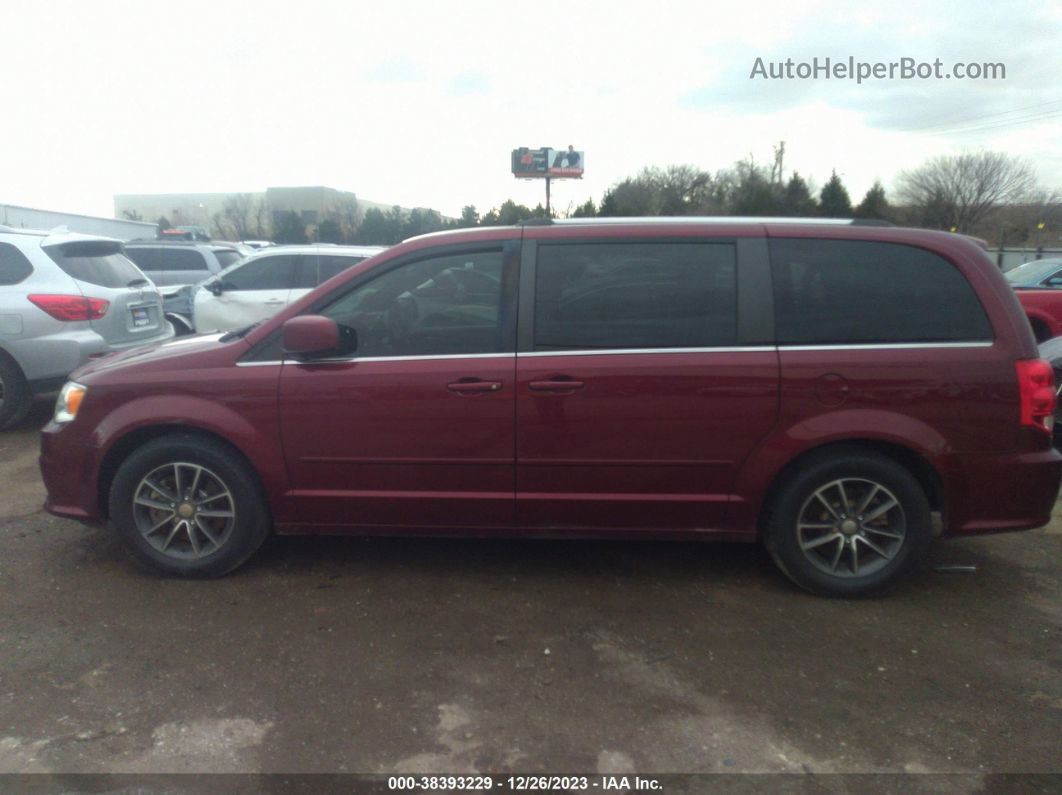 2017 Dodge Grand Caravan Sxt Red vin: 2C4RDGCG2HR649748