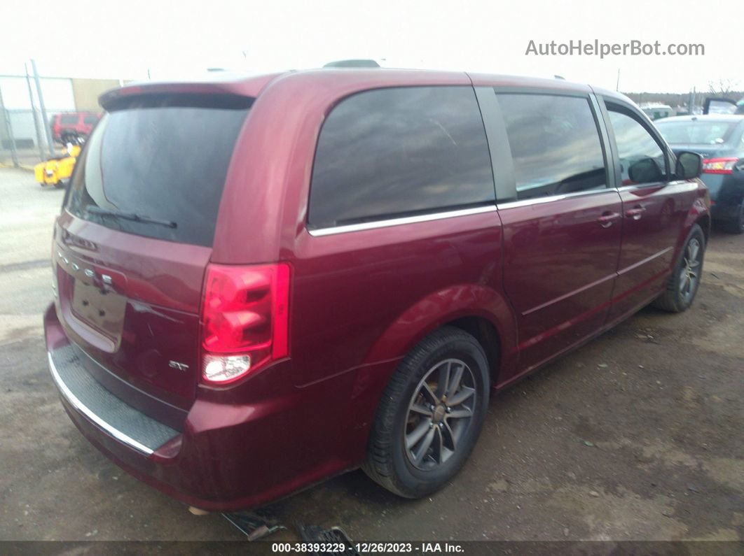 2017 Dodge Grand Caravan Sxt Red vin: 2C4RDGCG2HR649748