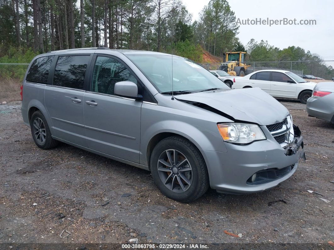 2017 Dodge Grand Caravan Sxt Silver vin: 2C4RDGCG2HR677212