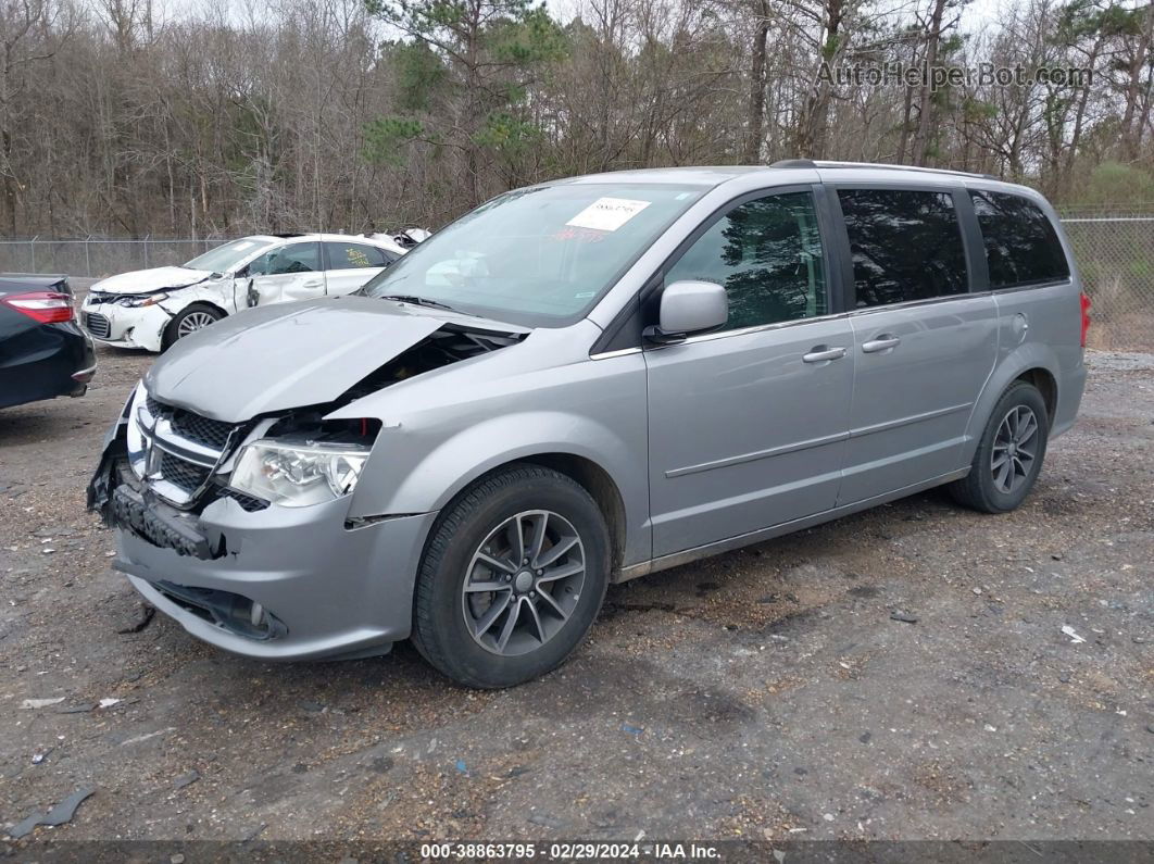 2017 Dodge Grand Caravan Sxt Silver vin: 2C4RDGCG2HR677212