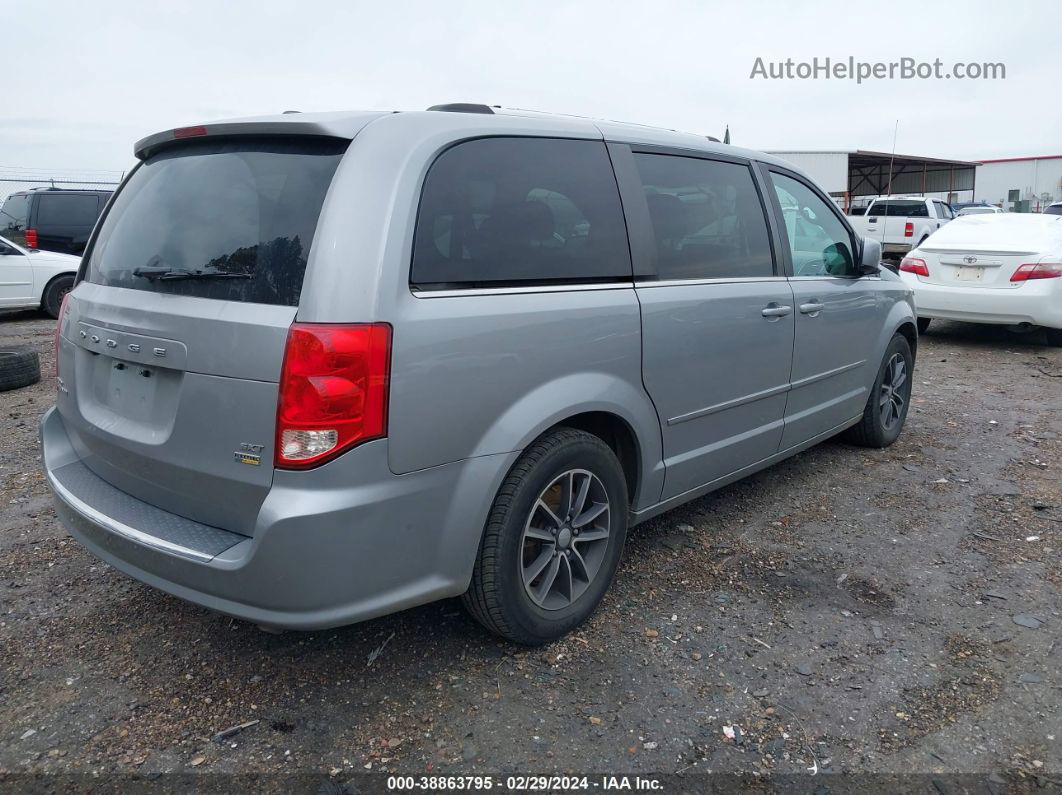 2017 Dodge Grand Caravan Sxt Silver vin: 2C4RDGCG2HR677212