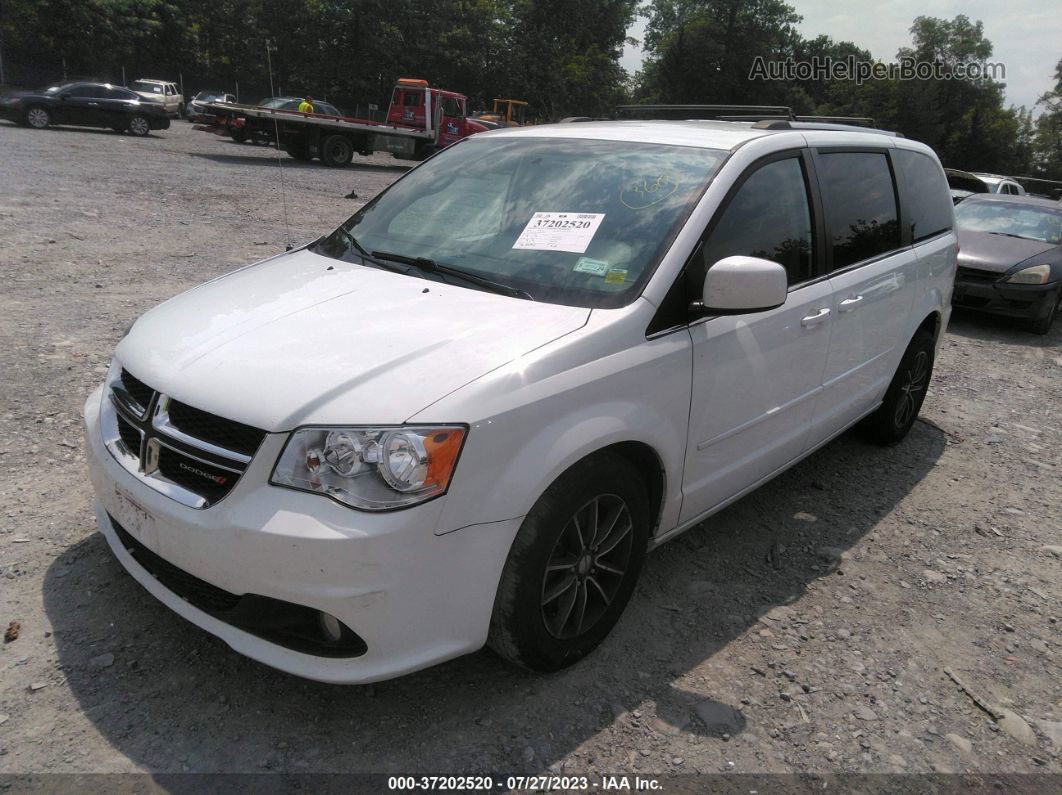 2017 Dodge Grand Caravan Sxt White vin: 2C4RDGCG2HR715179