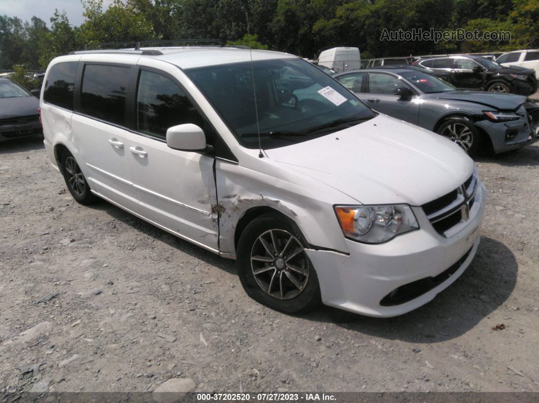 2017 Dodge Grand Caravan Sxt White vin: 2C4RDGCG2HR715179