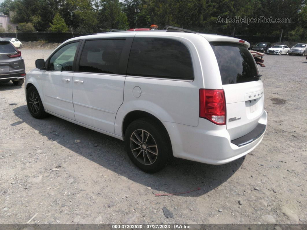 2017 Dodge Grand Caravan Sxt White vin: 2C4RDGCG2HR715179