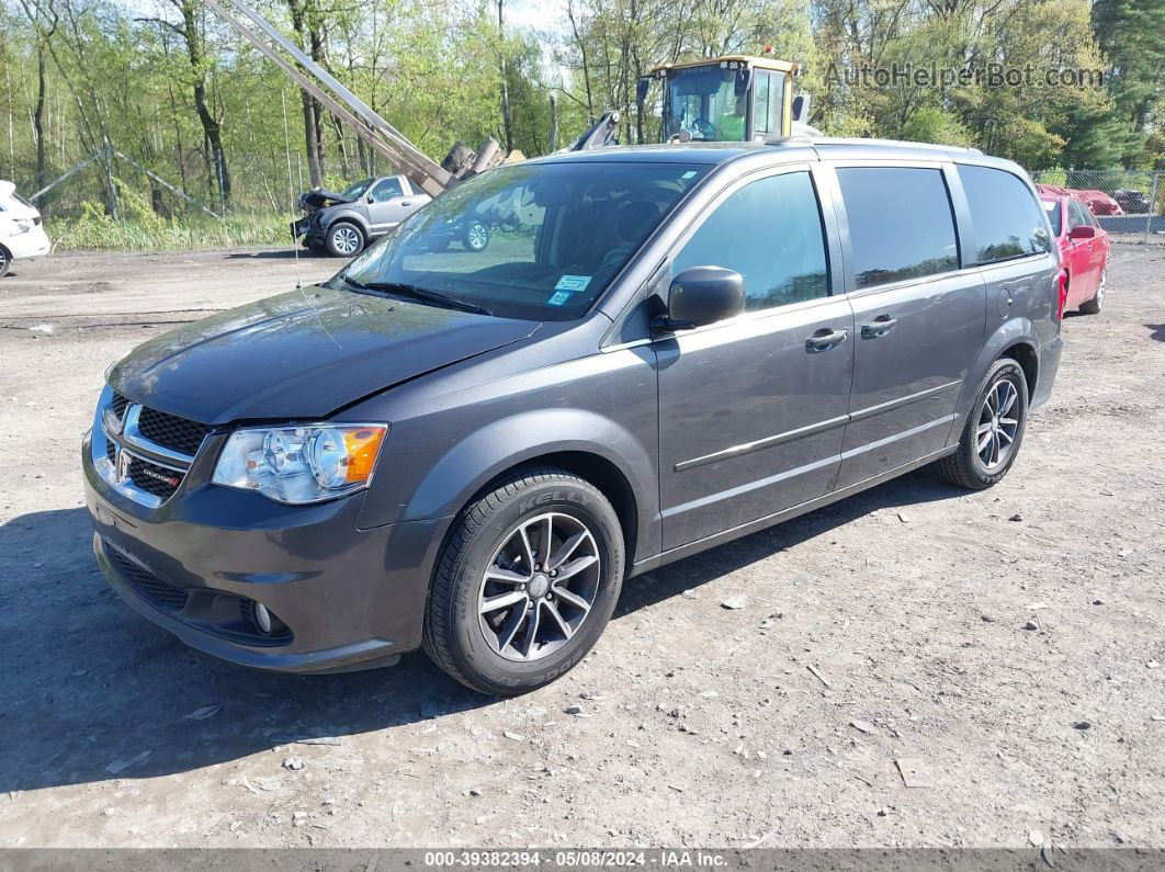 2017 Dodge Grand Caravan Sxt Gray vin: 2C4RDGCG2HR847858