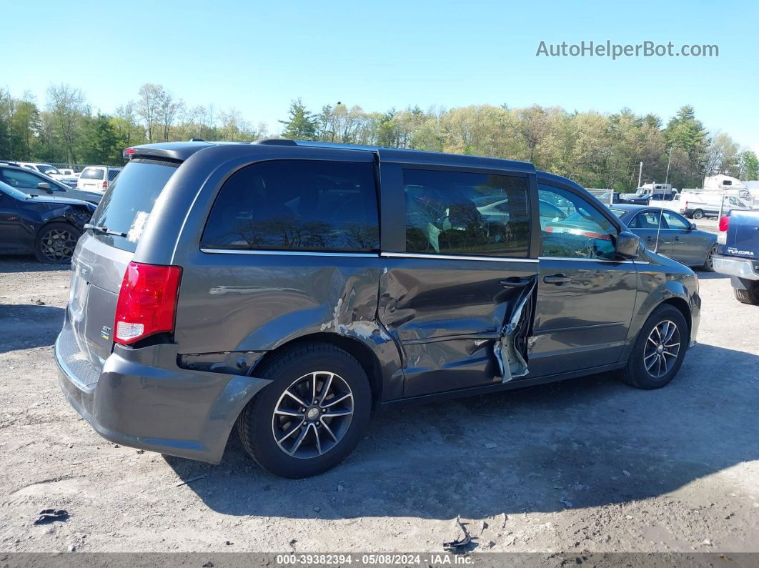 2017 Dodge Grand Caravan Sxt Gray vin: 2C4RDGCG2HR847858