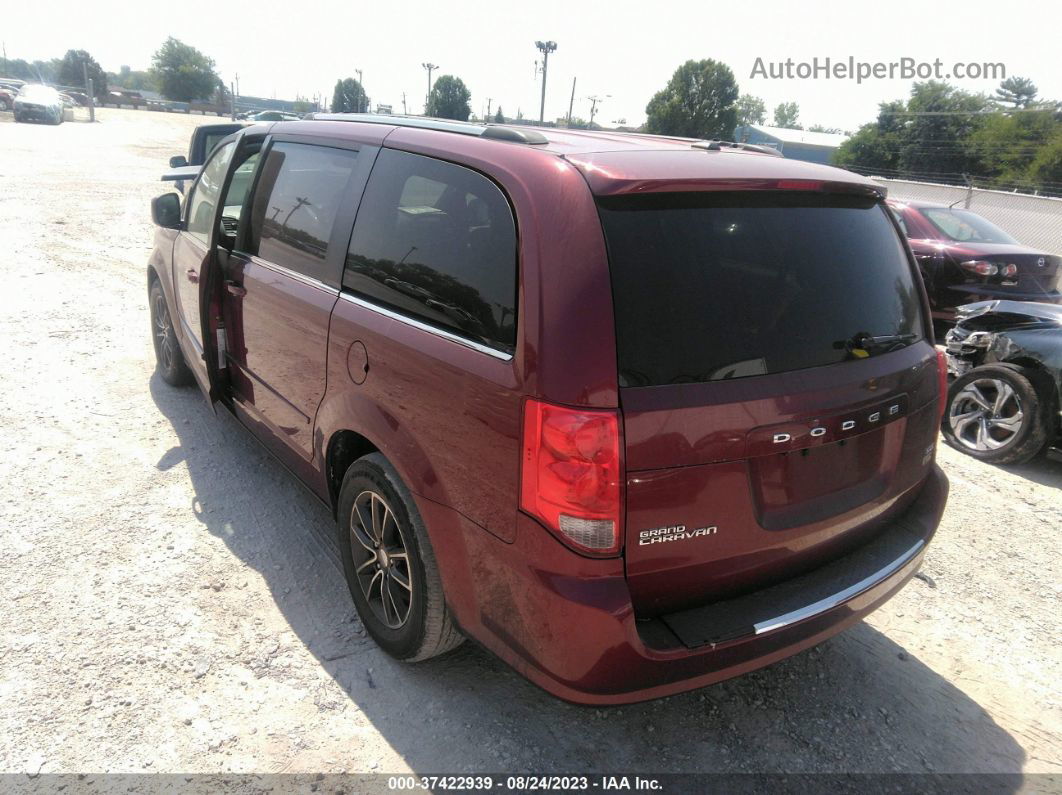 2017 Dodge Grand Caravan Sxt Бордовый vin: 2C4RDGCG2HR861131