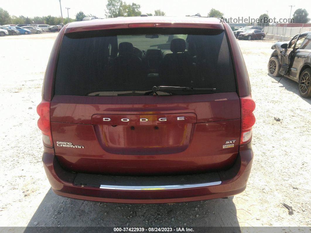 2017 Dodge Grand Caravan Sxt Burgundy vin: 2C4RDGCG2HR861131