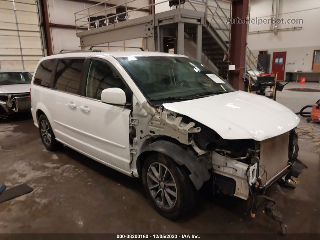 2017 Dodge Grand Caravan Sxt White vin: 2C4RDGCG2HR865342