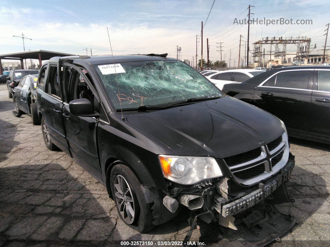 2017 Dodge Grand Caravan Sxt Black vin: 2C4RDGCG3HR685500