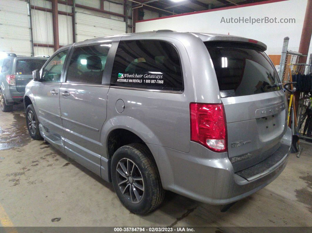 2017 Dodge Grand Caravan Sxt Silver vin: 2C4RDGCG3HR693497