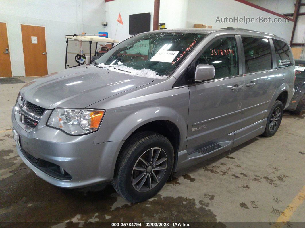 2017 Dodge Grand Caravan Sxt Silver vin: 2C4RDGCG3HR693497