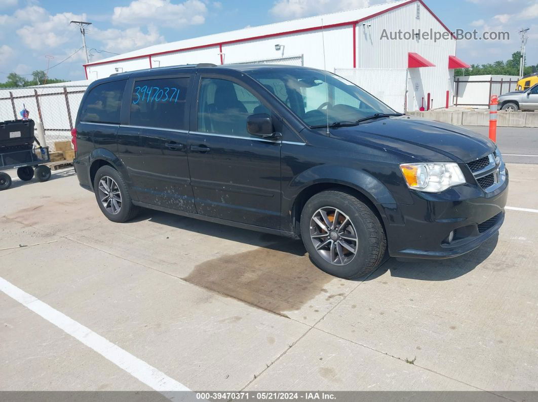 2017 Dodge Grand Caravan Sxt Черный vin: 2C4RDGCG3HR806266