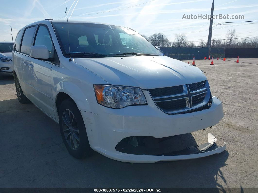 2017 Dodge Grand Caravan Sxt White vin: 2C4RDGCG3HR827439