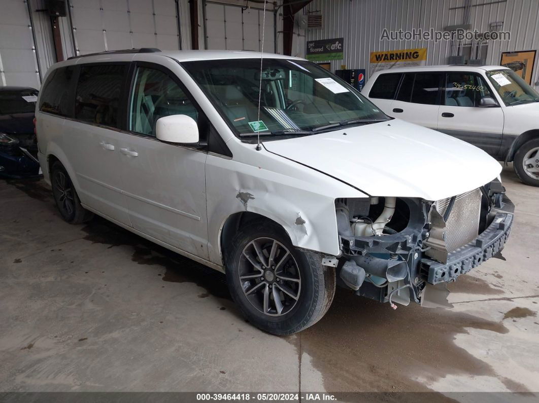 2017 Dodge Grand Caravan Sxt White vin: 2C4RDGCG3HR867729