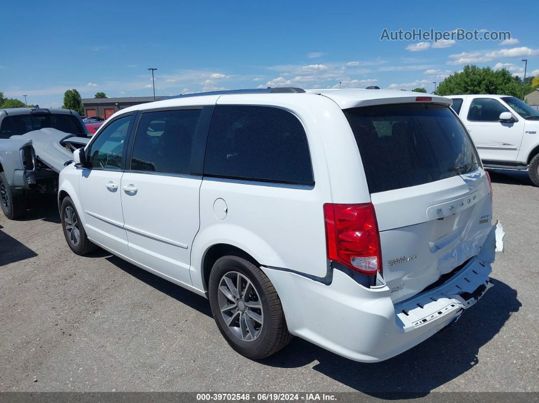 2017 Dodge Grand Caravan Sxt White vin: 2C4RDGCG4HR717368