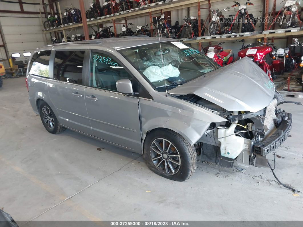 2017 Dodge Grand Caravan Sxt Silver vin: 2C4RDGCG4HR731397