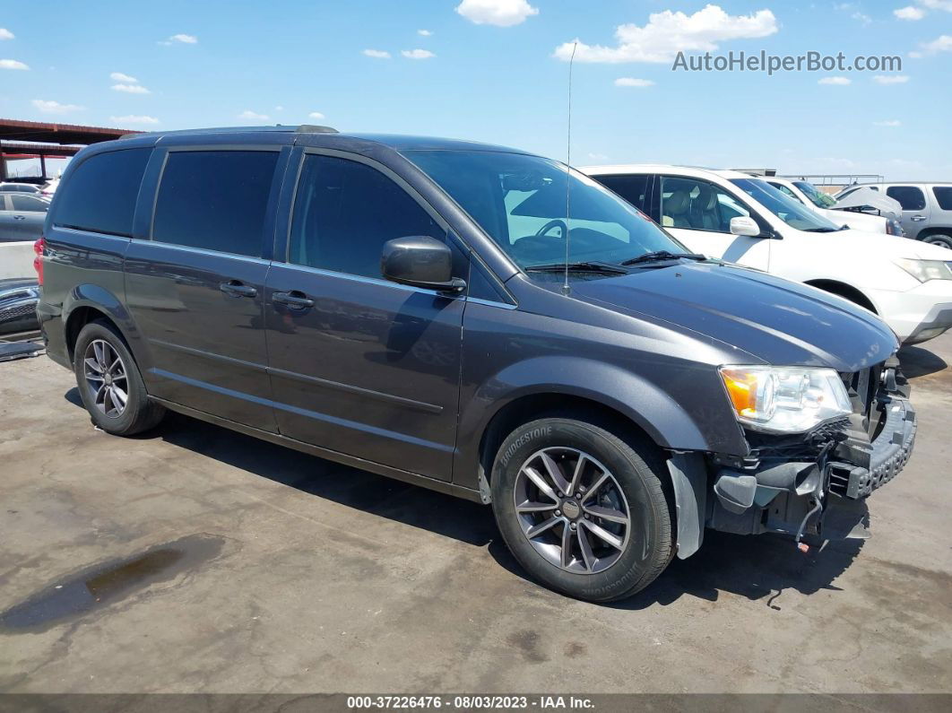 2017 Dodge Grand Caravan Sxt Gray vin: 2C4RDGCG4HR758521