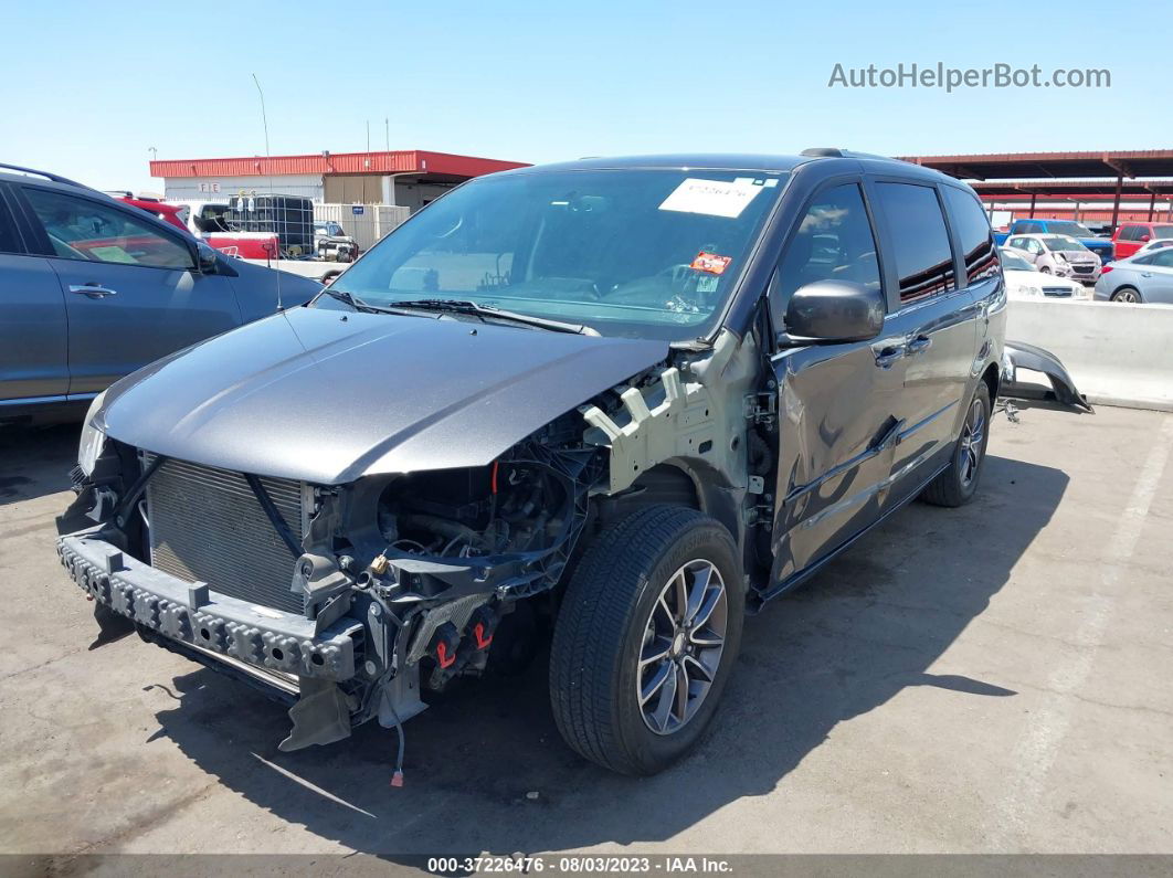 2017 Dodge Grand Caravan Sxt Gray vin: 2C4RDGCG4HR758521