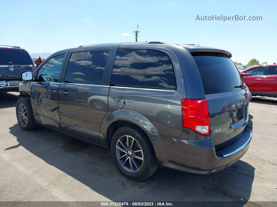 2017 Dodge Grand Caravan Sxt Gray vin: 2C4RDGCG4HR758521