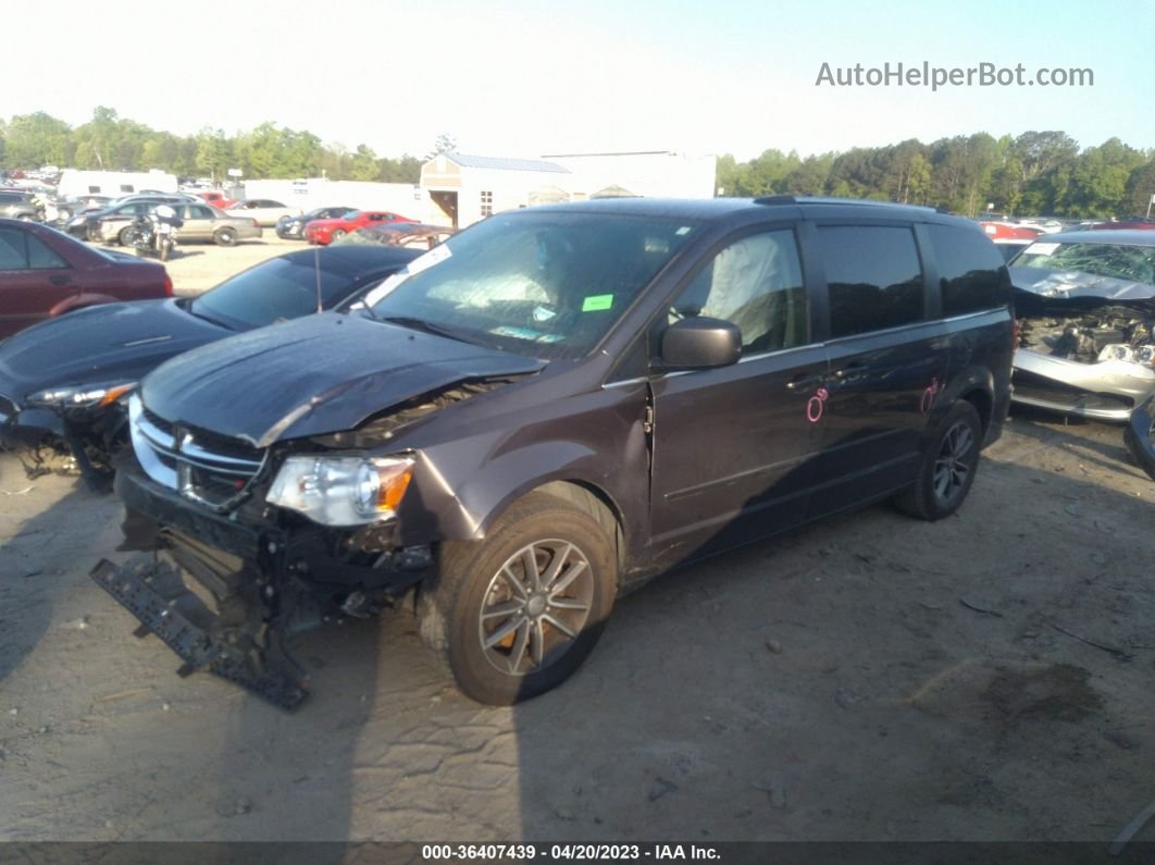 2017 Dodge Grand Caravan Sxt Gray vin: 2C4RDGCG4HR818121