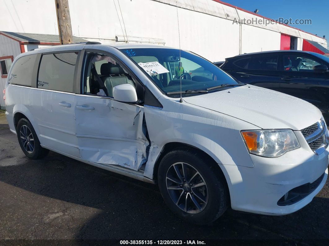 2017 Dodge Grand Caravan Sxt White vin: 2C4RDGCG4HR847683