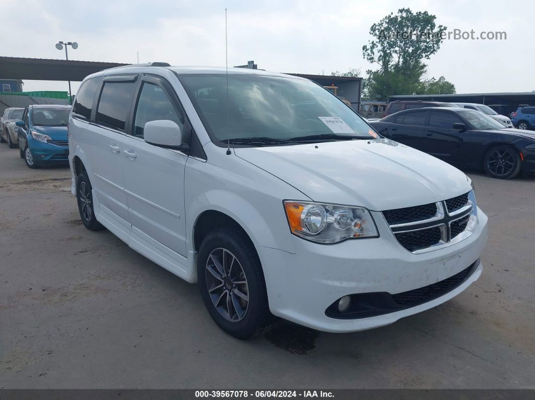 2017 Dodge Grand Caravan Sxt White vin: 2C4RDGCG4HR848686