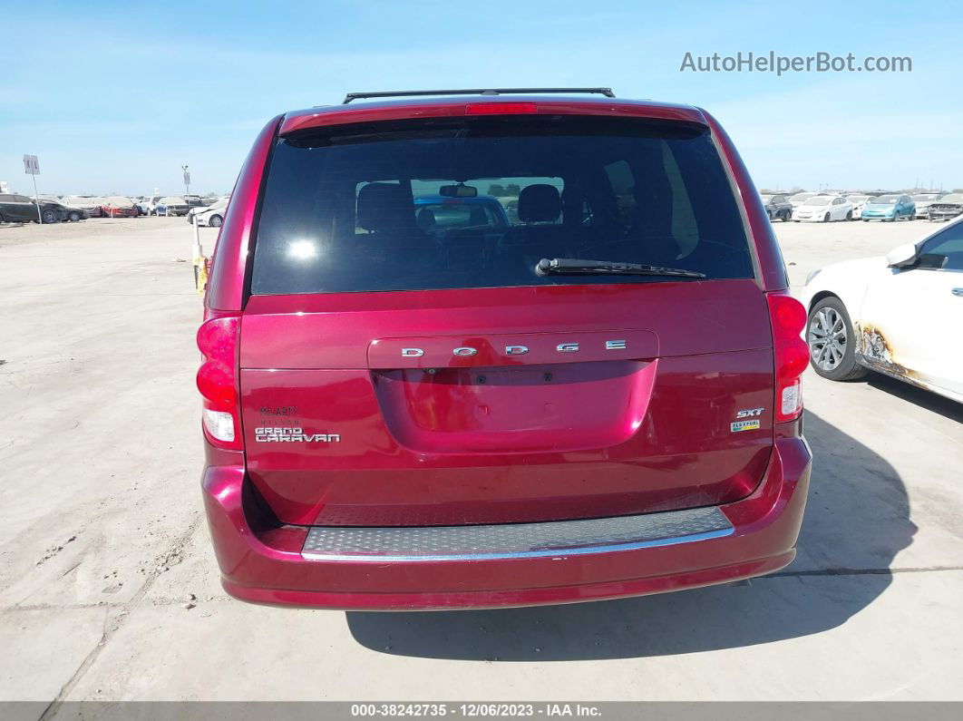 2017 Dodge Grand Caravan Sxt Maroon vin: 2C4RDGCG4HR867366