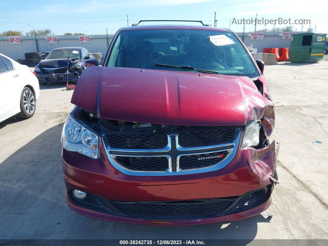 2017 Dodge Grand Caravan Sxt Maroon vin: 2C4RDGCG4HR867366