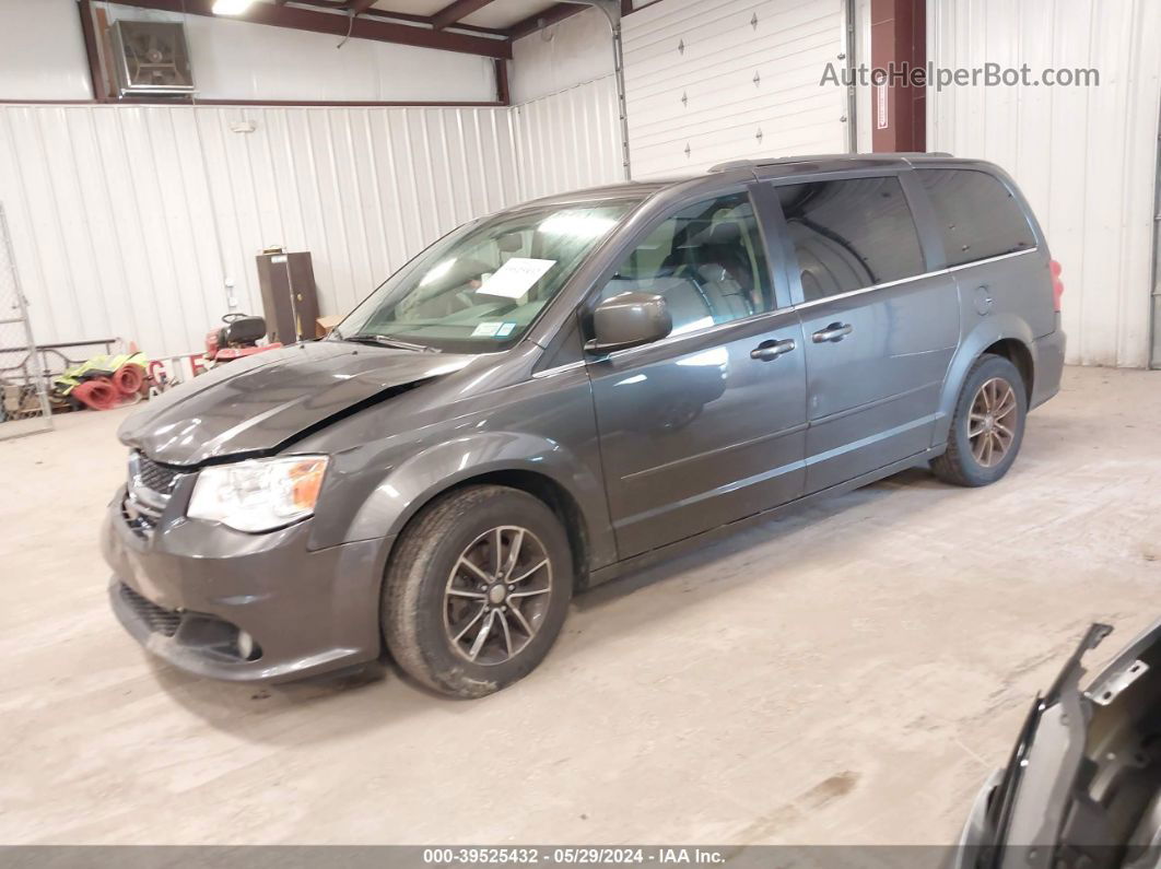 2017 Dodge Grand Caravan Sxt Gray vin: 2C4RDGCG5HR581235