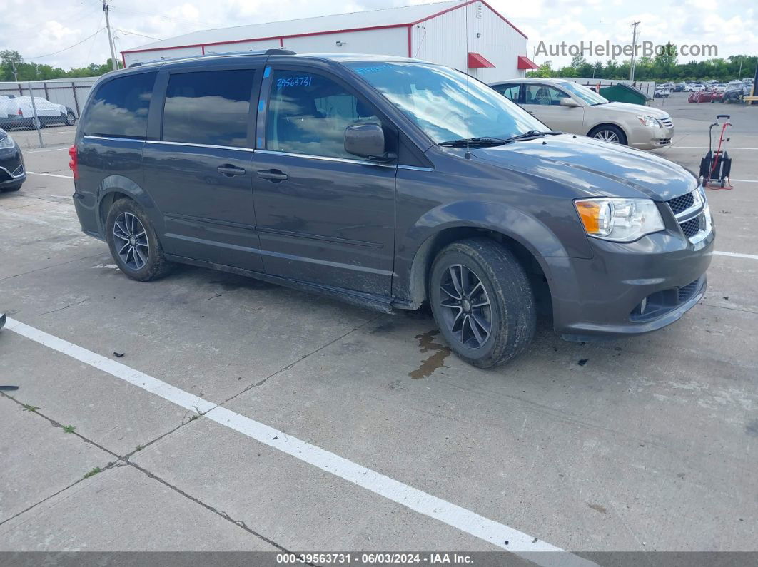 2017 Dodge Grand Caravan Sxt Gray vin: 2C4RDGCG5HR604366