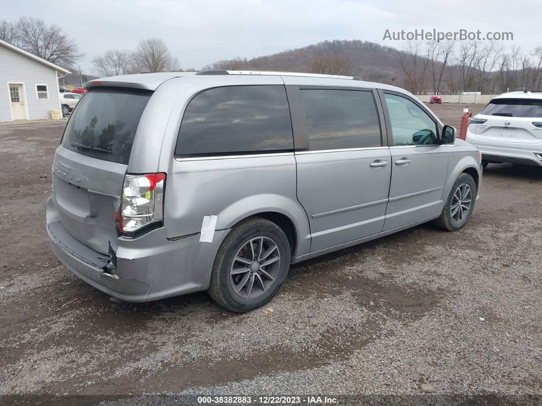 2017 Dodge Grand Caravan Sxt Silver vin: 2C4RDGCG5HR666477