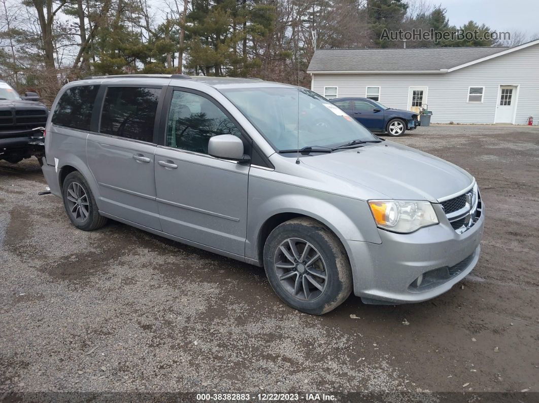 2017 Dodge Grand Caravan Sxt Silver vin: 2C4RDGCG5HR666477