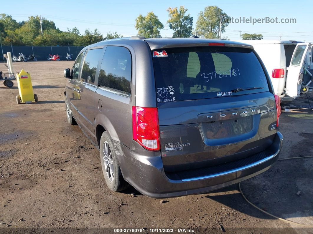 2017 Dodge Grand Caravan Sxt Gray vin: 2C4RDGCG5HR671372