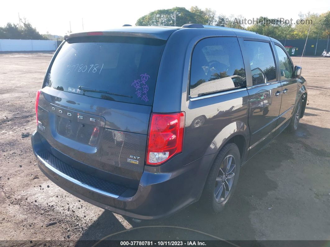 2017 Dodge Grand Caravan Sxt Gray vin: 2C4RDGCG5HR671372