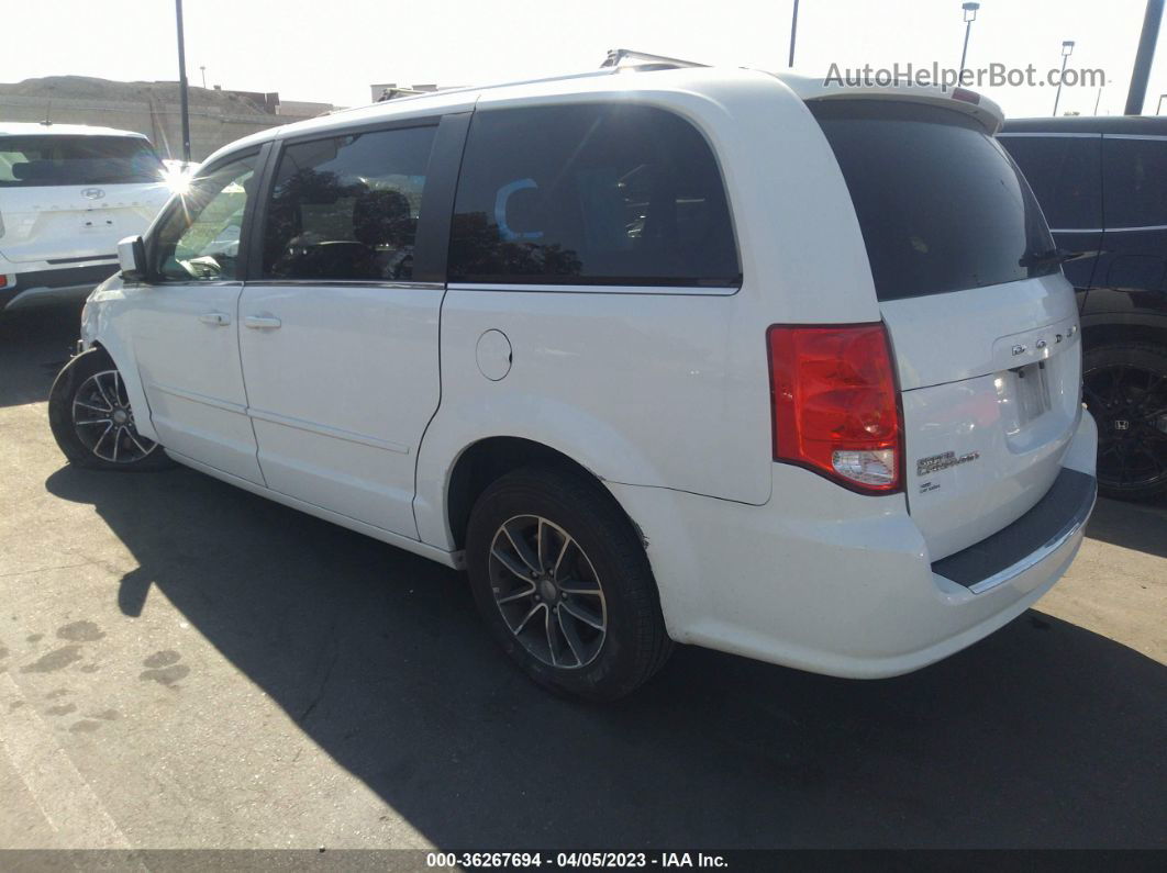 2017 Dodge Grand Caravan Sxt White vin: 2C4RDGCG5HR755658