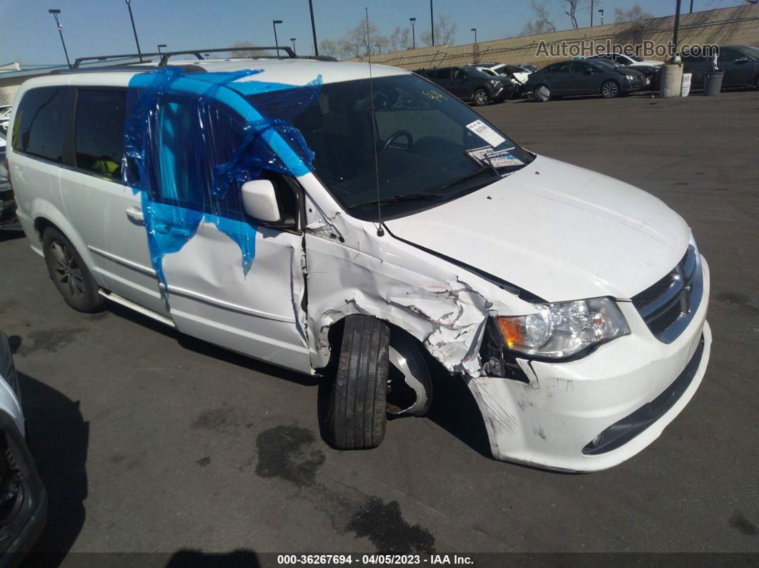 2017 Dodge Grand Caravan Sxt White vin: 2C4RDGCG5HR755658