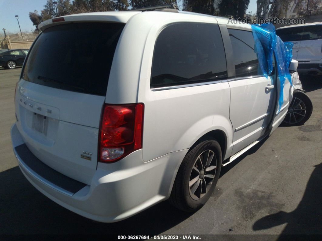 2017 Dodge Grand Caravan Sxt White vin: 2C4RDGCG5HR755658