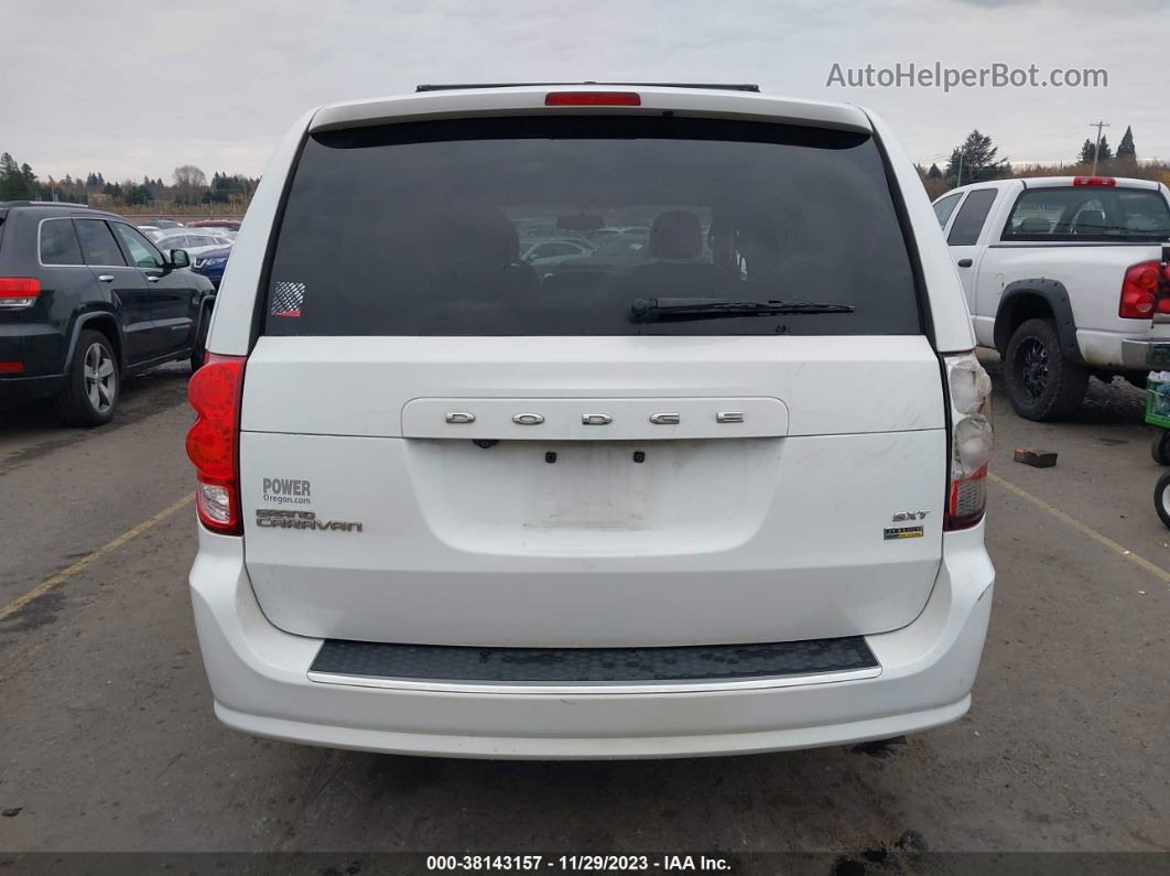 2017 Dodge Grand Caravan Sxt White vin: 2C4RDGCG5HR800470