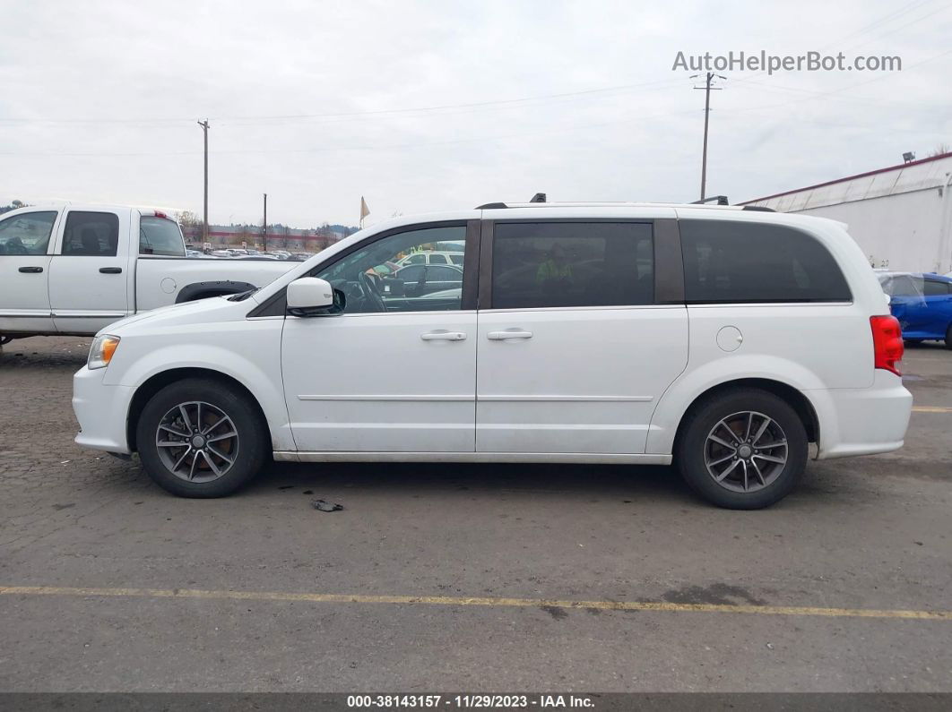 2017 Dodge Grand Caravan Sxt White vin: 2C4RDGCG5HR800470